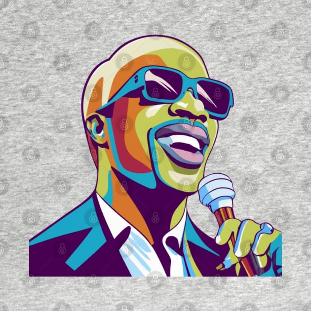 Stevie Wonder WPAP Limit Color by Aldrvnd